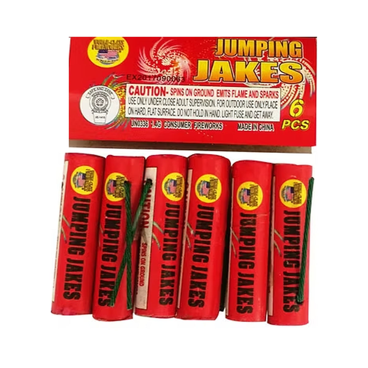 Jumping Jakes 6 pc pack