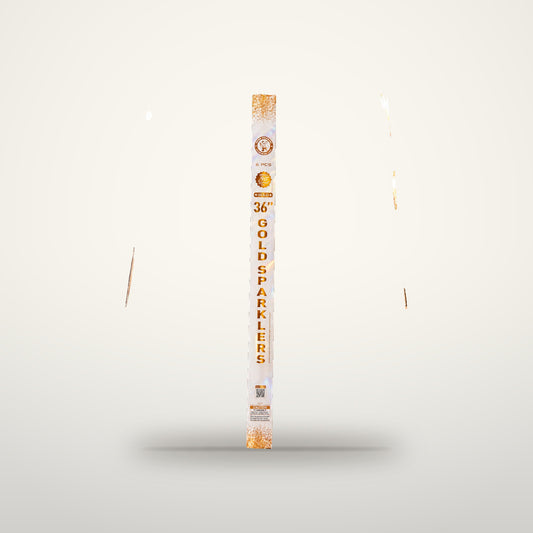 36" Gold Wire Sparklers
