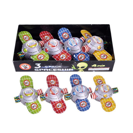 3 Stage Spaceship 4 pcs