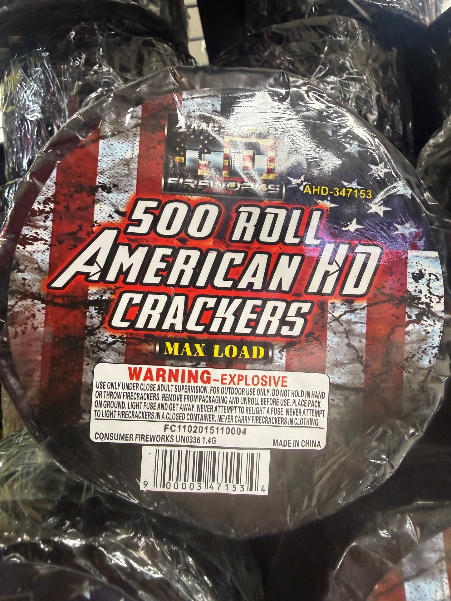 500-Roll Firecrackers