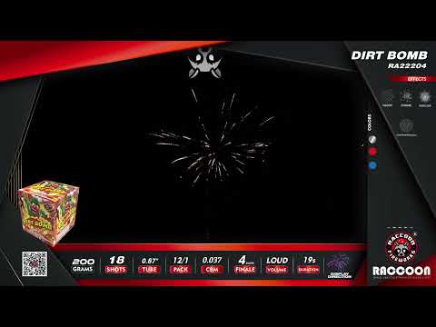 Dirt Bomb product video (Raccoon Fireworks)