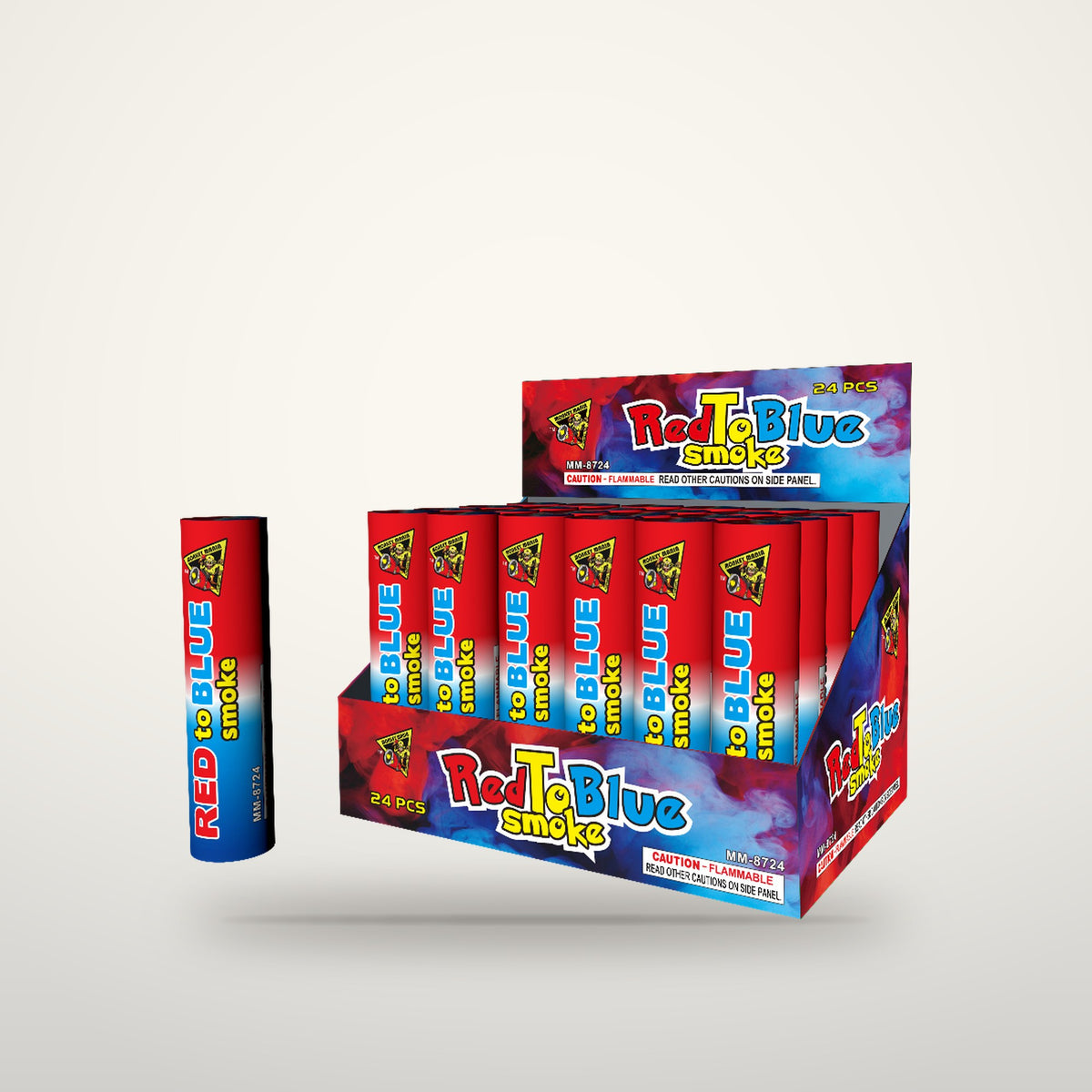 Red To Blue Smoke