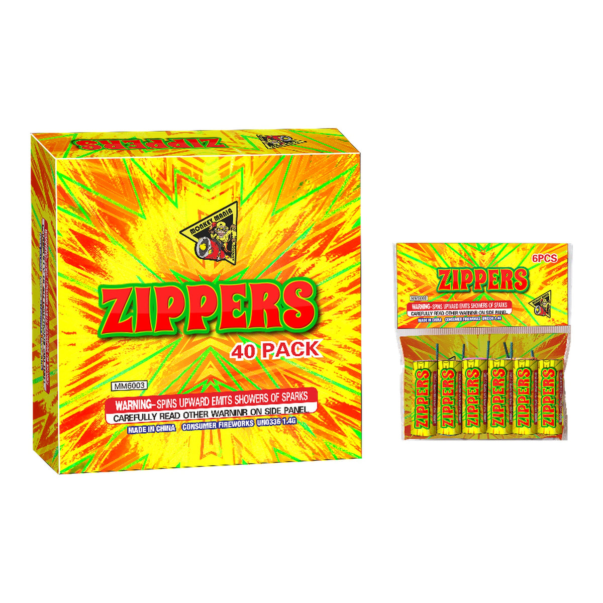 Zippers 40 Pk