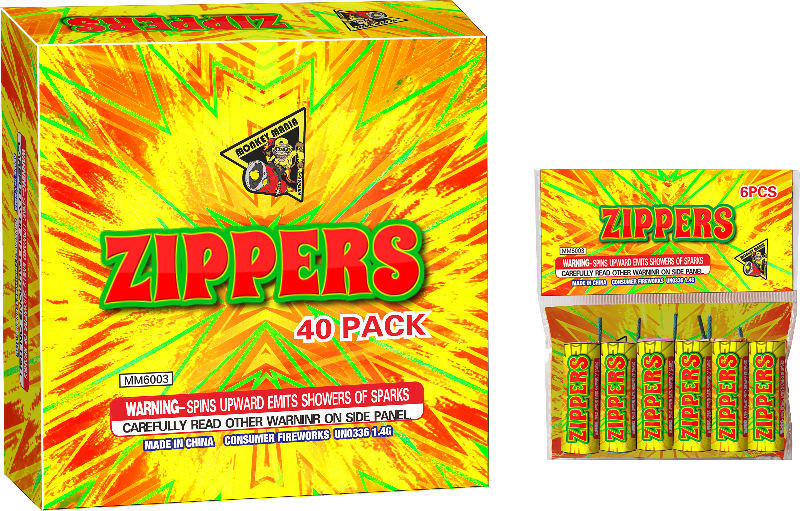 Zippers 40 pk