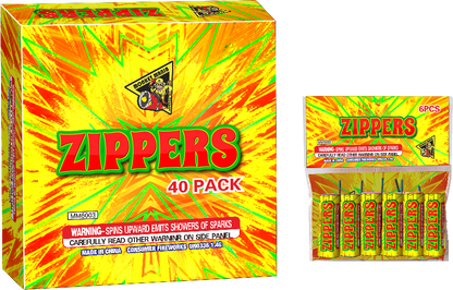 Zippers 40 pk